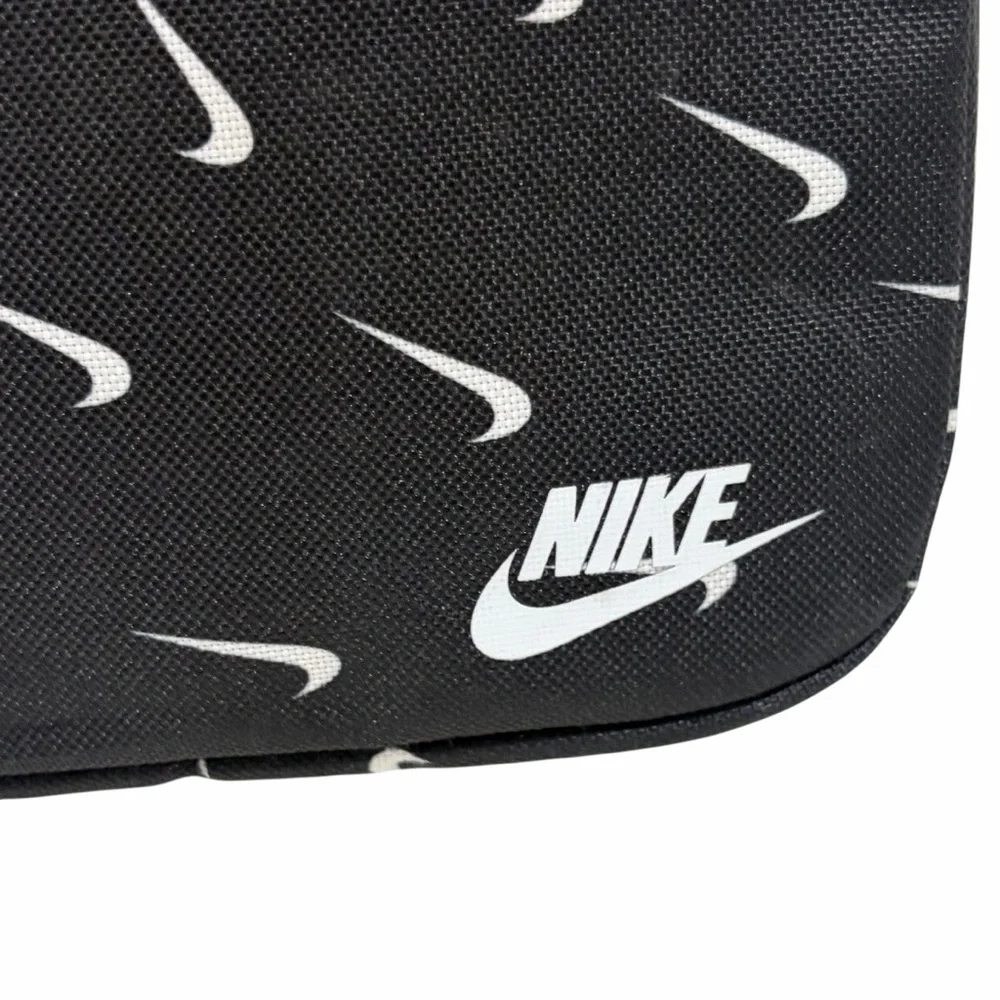 Nike Swoop Black & White Lightweight Minimalist Travel Crossbody Bag - NWOT